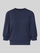 Loose fit sweatshirt met 3/4-mouwen