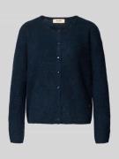 Gebreid jack met ronde hals, model 'Almine'