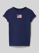 T-shirt met labelstitching