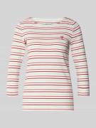 Regular fit 3/4-shirt van katoenmix