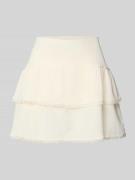 Minirok in laagjeslook met kant