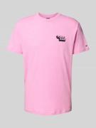 Slim fit T-shirt van puur katoen