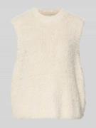 Spencer van effectgaren met ronde hals