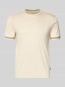 Slim fit T-shirt van puur katoen, model 'TESSLER 202'