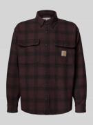 Regular fit vrijetijdsoverhemd met logopatch, model 'Edmands'