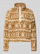 Regular fit pullover met logopatch, model 'Helvetia'