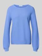 Regular fit pullover met structuurmotief