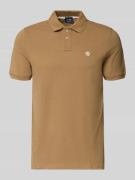 Slim fit poloshirt met logostitching