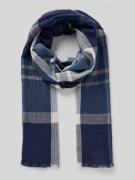 Sjaal van puur katoen met franjes