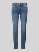 Skinny fit jeans met viscose, model 'Italy'