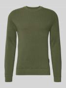 Slim fit pullover in gebreide look, model 'Nordin'