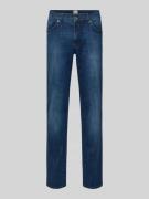 Straight fit jeans met 5-pocketmodel, model 'Chuck'