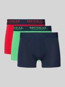 Regular fit boxer met logostitching in een set van 3 stuks