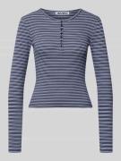 Slim fit shirt met lange mouwen en knoopsluiting