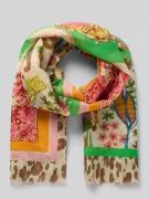 Sjaal met all-over bloemenprint