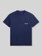 Slim fit T-shirt van puur katoen