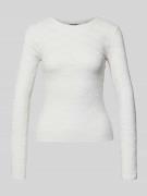 Shirt met lange mouwen van kant