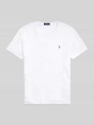 Slim fit T-shirt van puur katoen