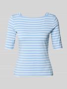 Slim fit T-shirt van viscosemix