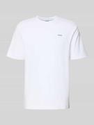 Regular fit T-shirt met logoprint, model 'True'