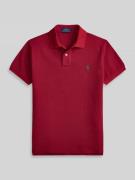 Slim fit poloshirt van puur katoen