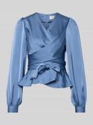 Regular fit blouse met V-hals, model 'Rista'