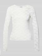 Shirt met lange mouwen van kant