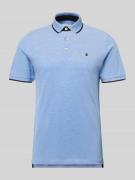 Slim fit poloshirt met viscose, model 'Paulos'