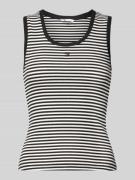 Slim fit tanktop van katoenmix