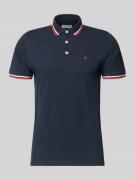 Slim fit poloshirt met viscose, model 'Paulos'