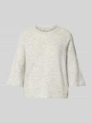 Oversized gebreide pullover met 3/4-mouwen, model 'SIMONI'
