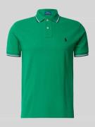 Slim fit poloshirt van puur katoen