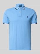 Slim fit poloshirt van puur katoen