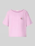 Sweatshirt met labeldetail, model 'ATUBAY'