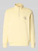 Sweatshirt met opstaande kraag en ritssluiting