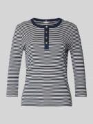 Slim fit T-shirt van puur katoen