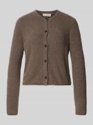 Regular fit gebreid jack van katoenmix