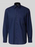 Comfort fit zakelijk overhemd met borstzak