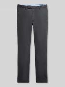 Slim fit chino van katoenmix