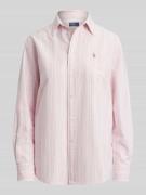 Regular fit overhemdblouse van puur katoen