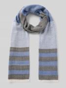 Sjaal van viscose met franjes