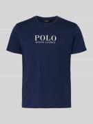 Regular fit pyjamabovendeel van puur katoen, model 'CREW-SLEEP-TOP'