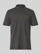 Regular fit poloshirt met stitching