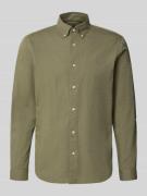 Slim fit vrijetijdsoverhemd van puur katoen