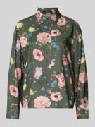 Regular fit blouse van viscose in all-over look