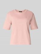 T-shirt met ronde hals en labelstitching