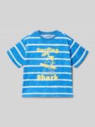 Regular fit T-shirt met motiefprint