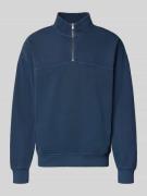 Sweatshirt met ritssluiting, model 'MARINA QUARTER ZIP'