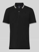 Slim fit poloshirt met logostitching, model 'Dunda'