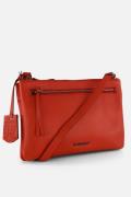 Burkely Rock Ruby Double Pocket Tas rood